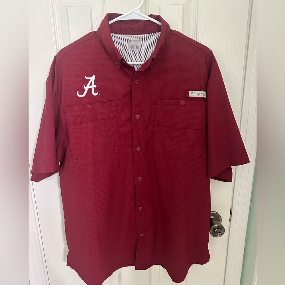 Columbia Men's Alabama Crimson Tide PFG Shirt